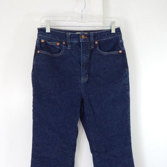 MADEWELL jeans the perfect vintage flare wrenford wash dark blue high rise 28 - Picture 5 of 11